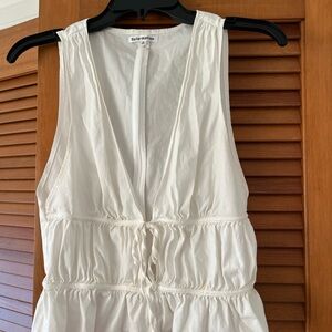 Reformation white tied top size M